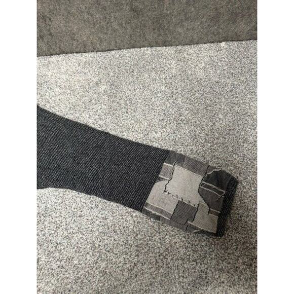 Vintage 70s 80s Cardigan Grandpa Sweater Womens Large Patchwork Folk Hippie - Picture 6 of 10